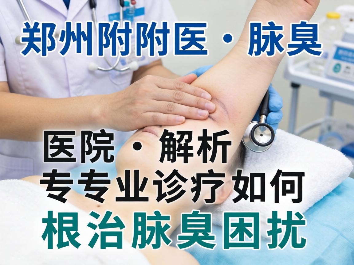 郑州附医腋臭医院解析，专业诊疗如何根治腋臭困扰