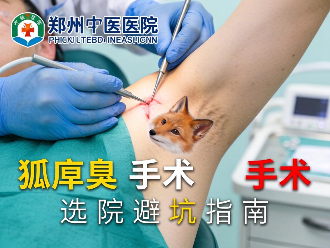 郑州狐臭手术医院，狐臭手术选院避坑指南