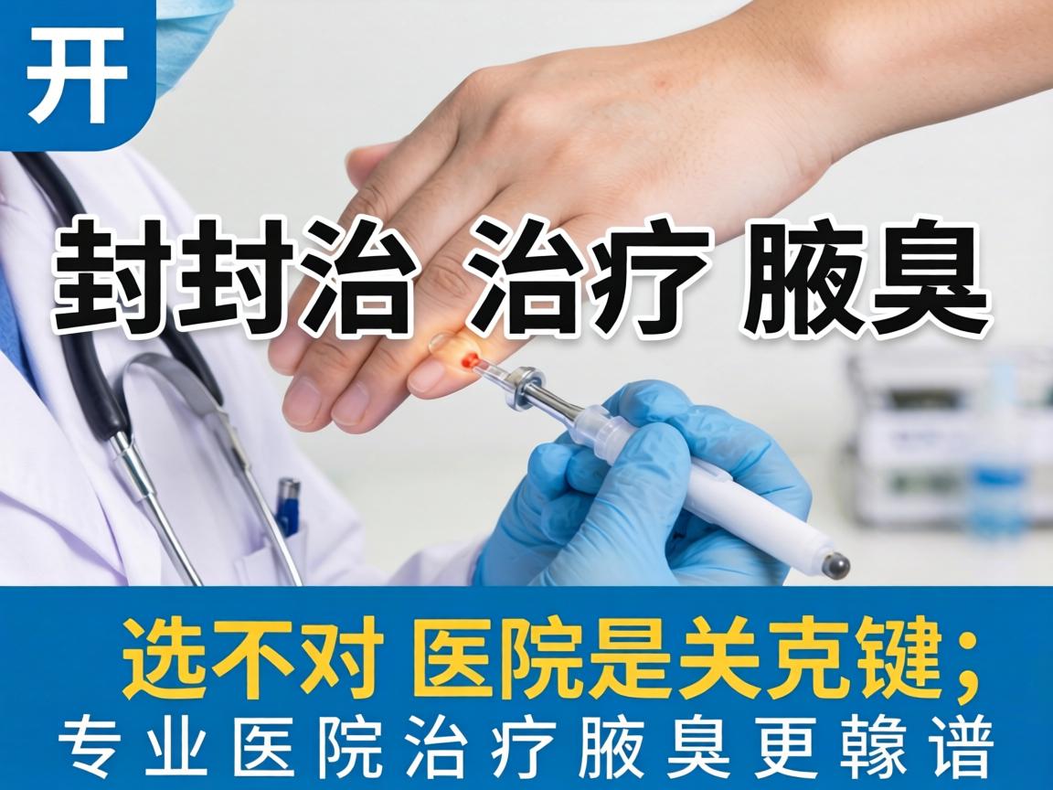 开封治疗腋臭，选对医院是关键，专业医院治疗腋臭更靠谱