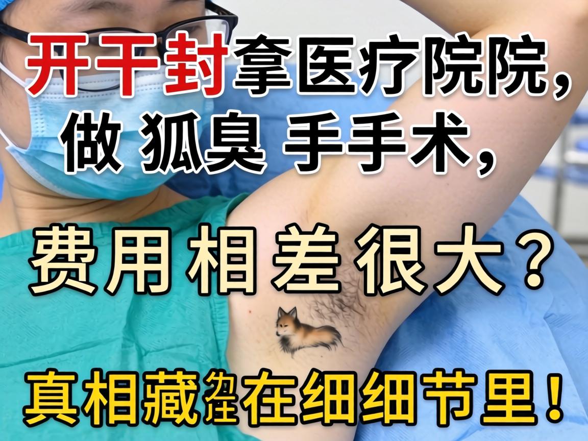 开封医院做狐臭手术费用相差很大?真相藏在细节里! 开封医院做狐臭手术费用相差很大?真相藏在细节里!