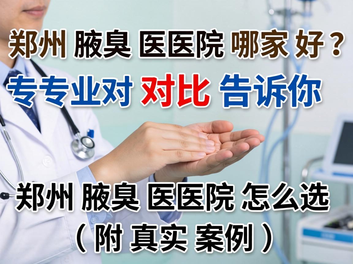 郑州腋臭医院哪家好？专业对比告诉你郑州腋臭医院怎么选（附真实案例）