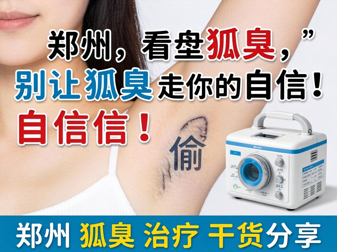 郑州看狐臭，别让狐臭偷走你的自信！郑州狐臭治疗干货分享