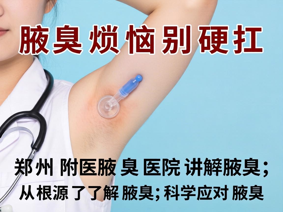 腋臭烦恼别硬扛，郑州附医腋臭医院讲腋臭，从根源了解腋臭，科学应对腋臭
