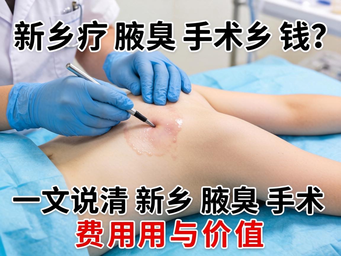 新乡腋臭手术多少钱？一文说清新乡腋臭手术费用与价值