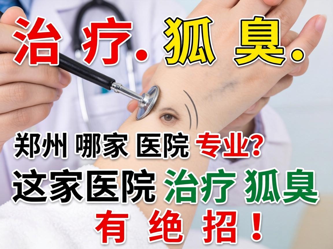 治疗狐臭，郑州哪家医院专业？这家医院治疗狐臭有绝招！