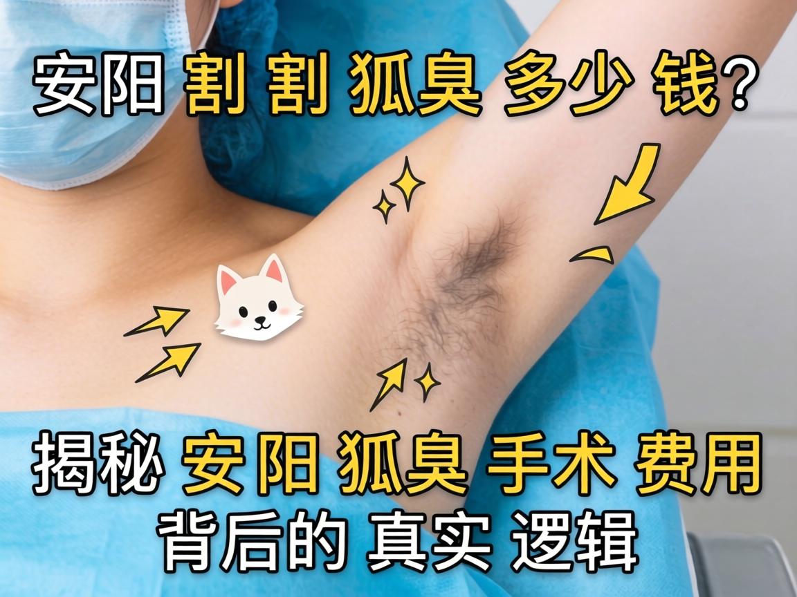 安阳割狐臭多少钱？揭秘安阳狐臭手术费用背后的真实逻辑