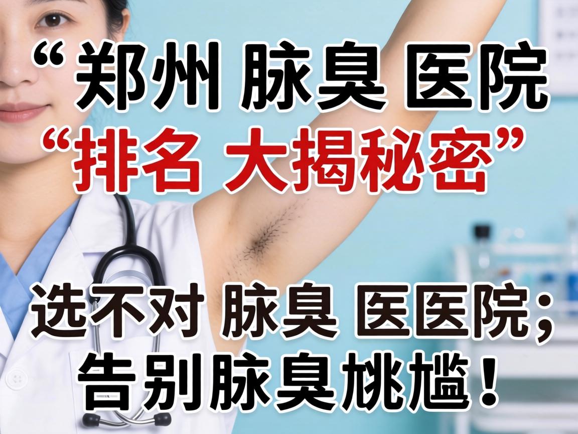 郑州腋臭医院排名大揭秘,选对腋臭医院,告别腋臭尴尬! 郑州腋臭医院排名大揭秘,选对腋臭医院,告别腋臭尴尬!