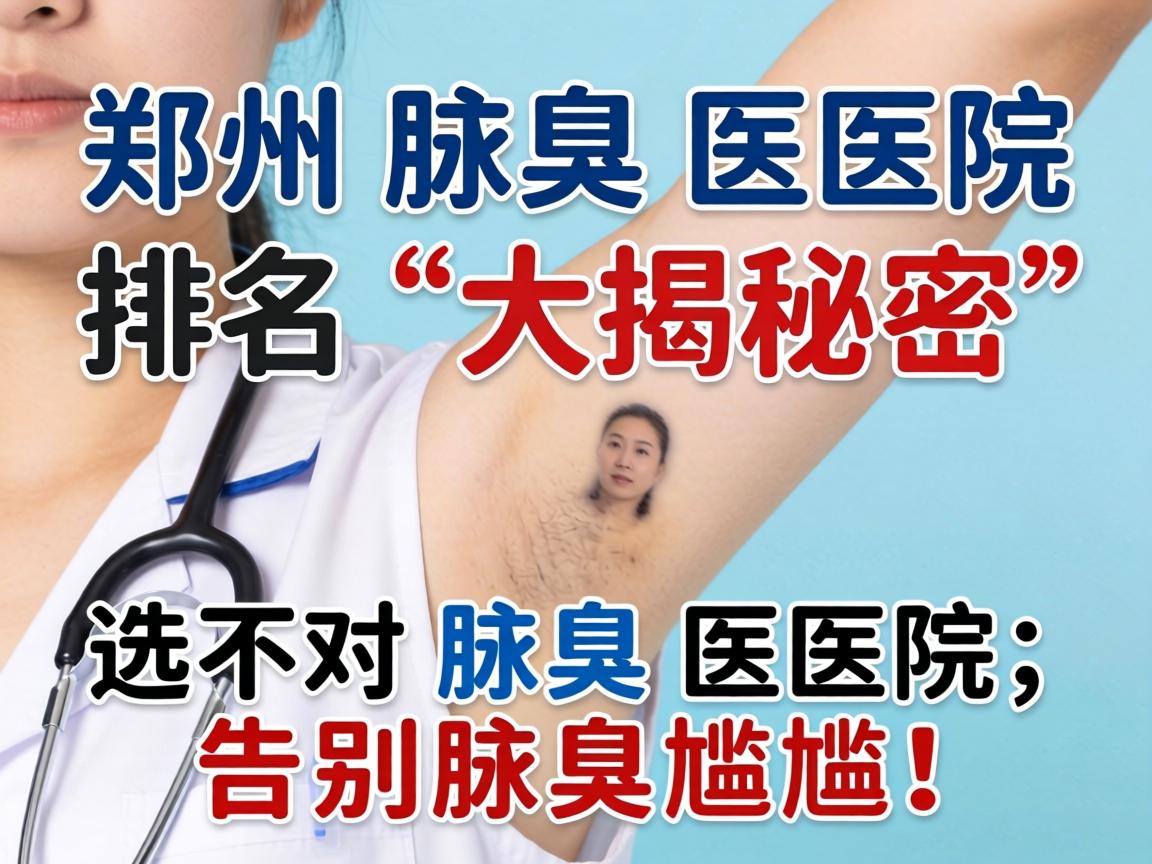 郑州腋臭医院排名大揭秘,选对腋臭医院,告别腋臭尴尬! 郑州腋臭医院排名大揭秘,选对腋臭医院,告别腋臭尴尬!
