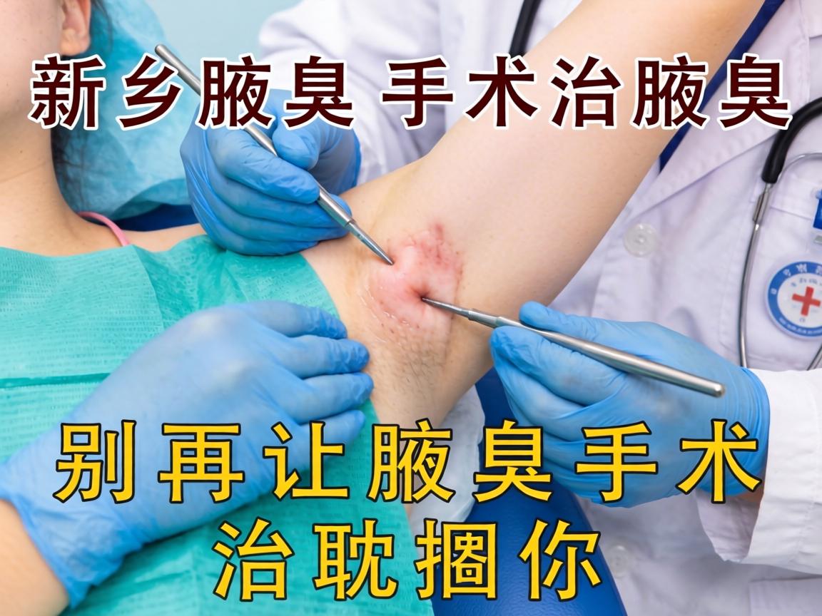 新乡腋臭手术治腋臭，别再让腋臭手术治耽搁你