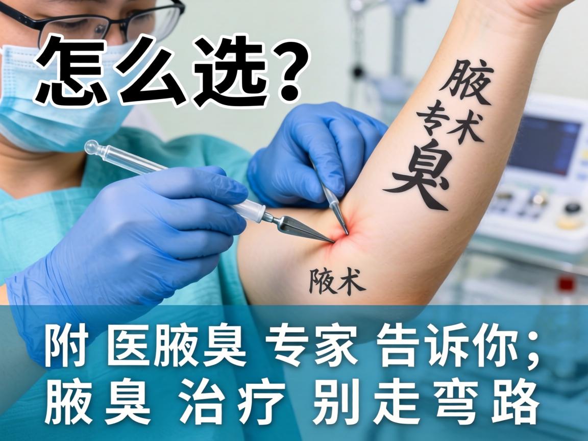 腋臭手术怎么选？附医腋臭专家告诉你，腋臭治疗别走弯路