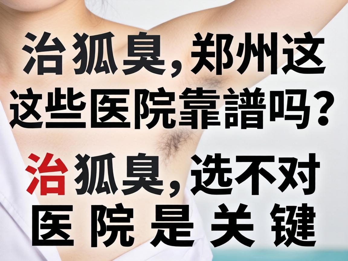 治狐臭，郑州这些医院靠谱吗？治狐臭，选对医院是关键