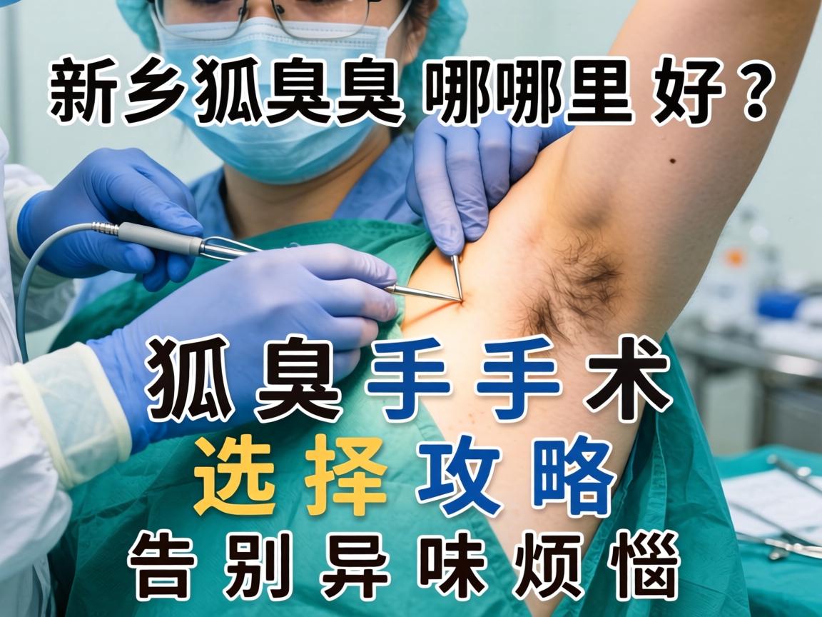 新乡狐臭手术哪里好？狐臭手术选择攻略，告别异味烦恼