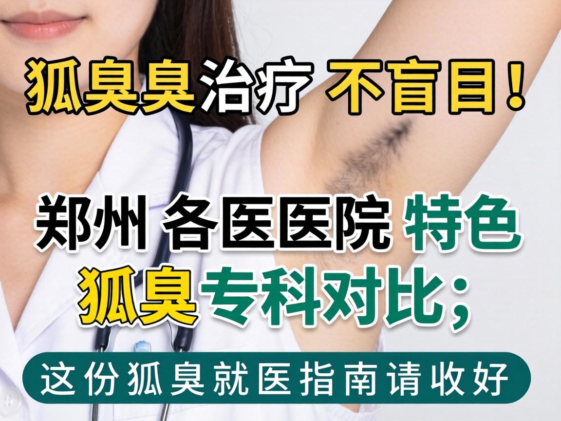 狐臭治疗不盲目!郑州各医院特色狐臭专科对比,这份狐臭就医指南请收好 狐臭治疗不盲目!郑州各医院特色狐臭专科对比,这份狐臭就医指南请收好