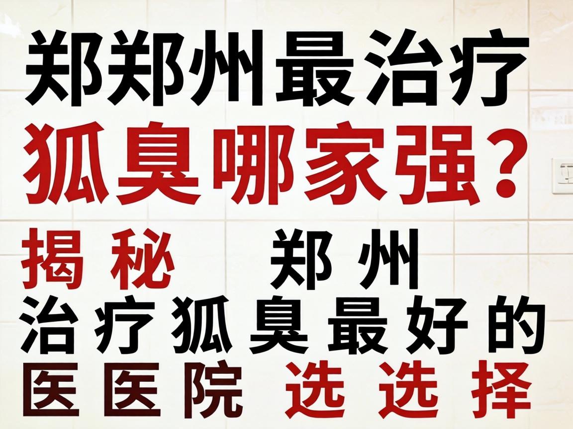 郑州治疗狐臭哪家强?揭秘郑州治疗狐臭最好的医院选择 郑州治疗狐臭哪家强?揭秘郑州治疗狐臭最好的医院选择
