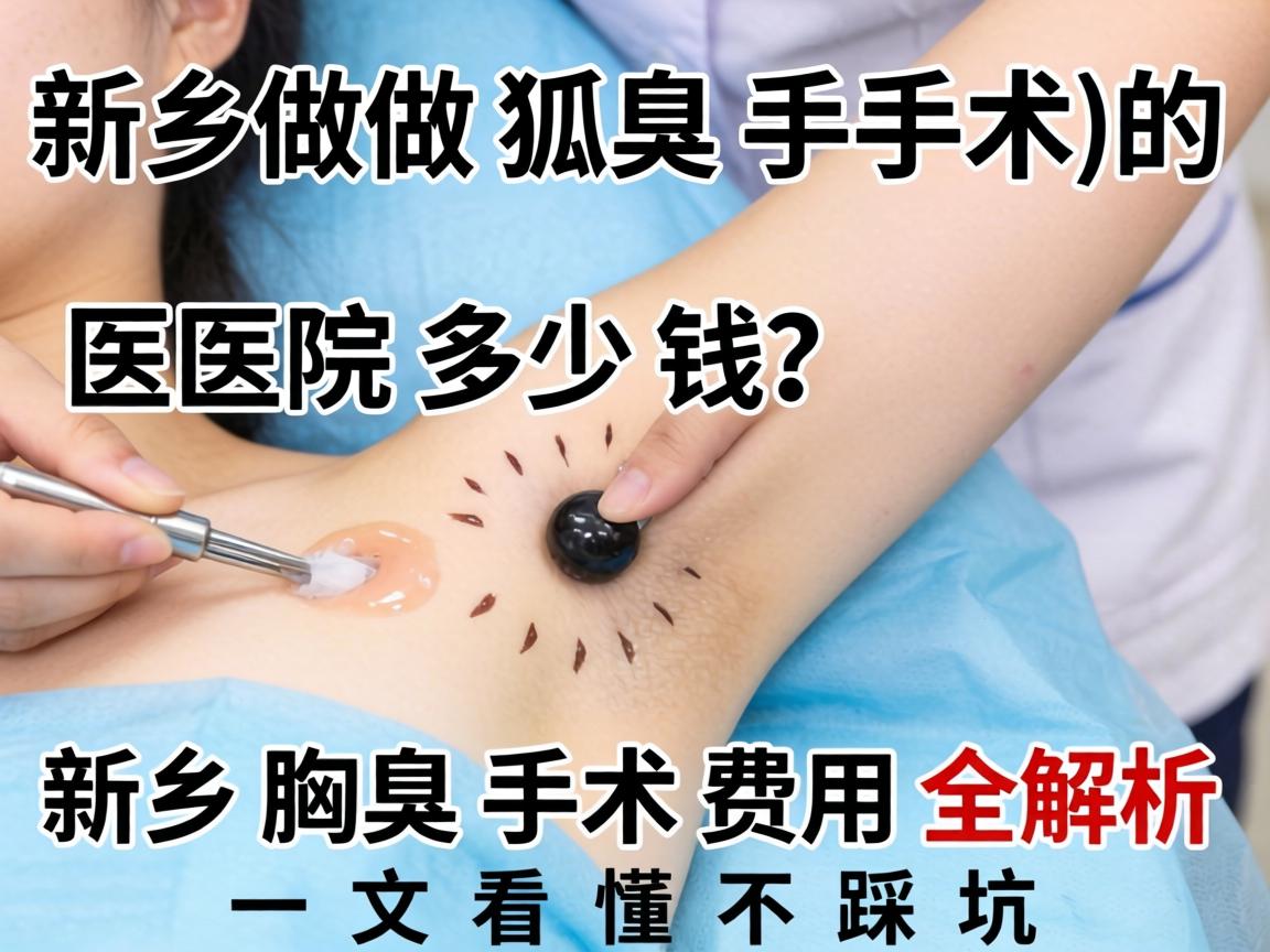 新乡做狐臭手术的医院多少钱？新乡腋臭手术费用全解析，一文看懂不踩坑