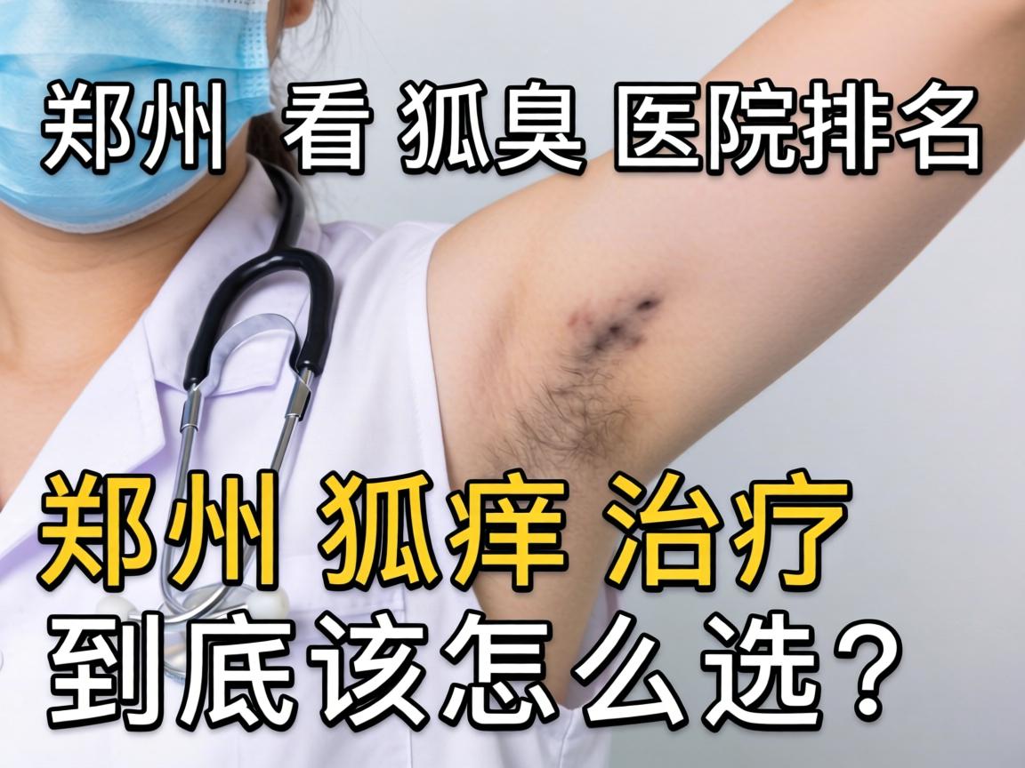 郑州看狐臭医院排名，郑州狐臭治疗到底该怎么选？
