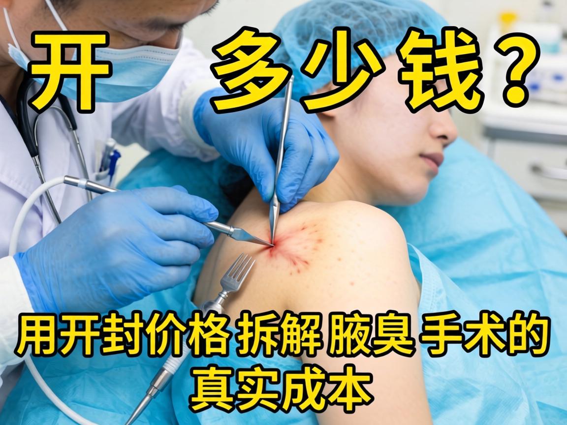 开封腋臭手术多少钱？用开封价格拆解腋臭手术的真实成本