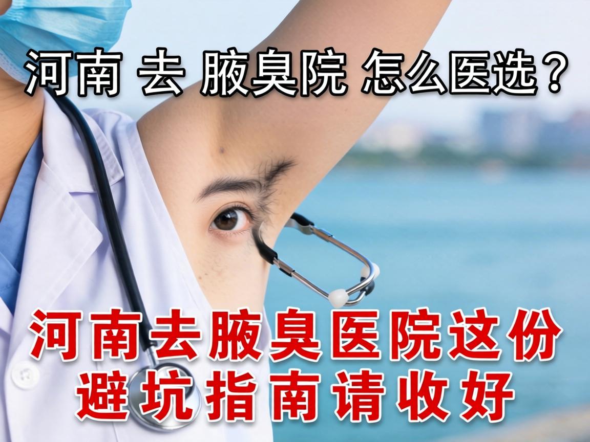 河南去腋臭医院怎么选？河南去腋臭医院这份避坑指南请收好