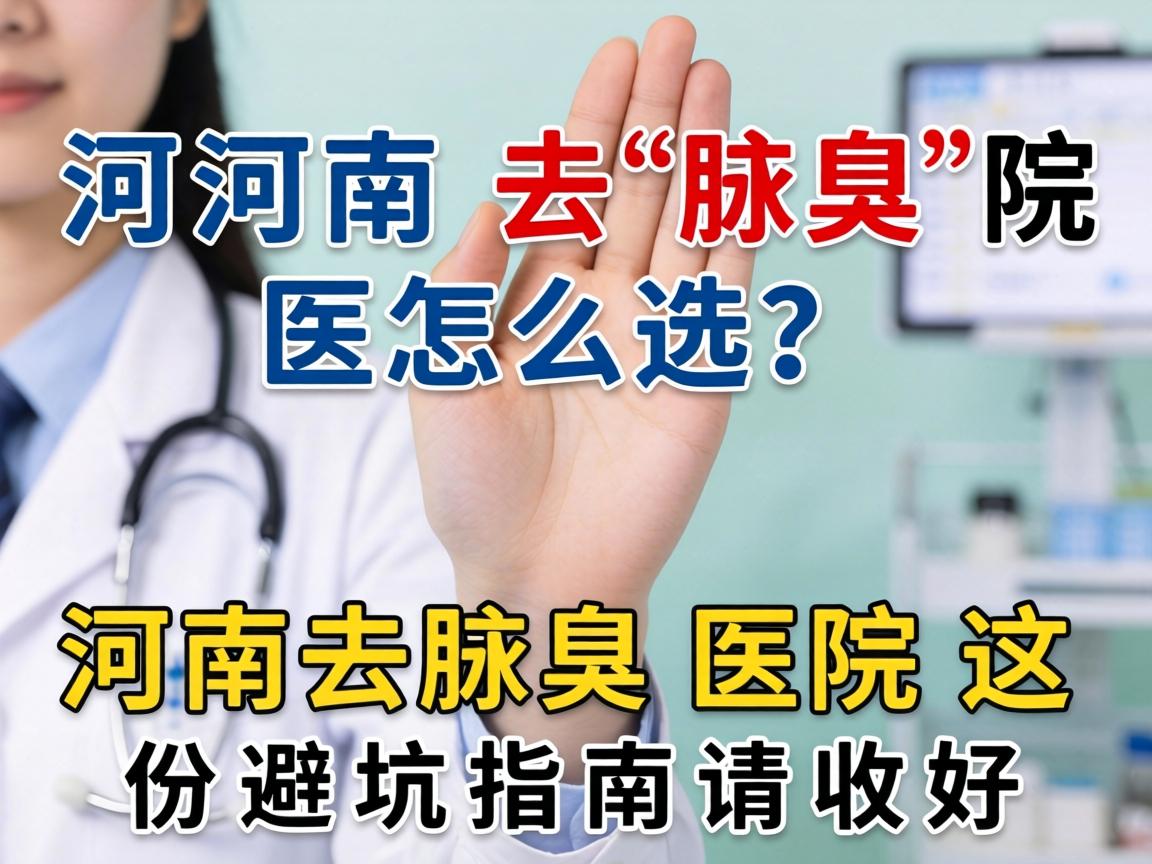 河南去腋臭医院怎么选？河南去腋臭医院这份避坑指南请收好
