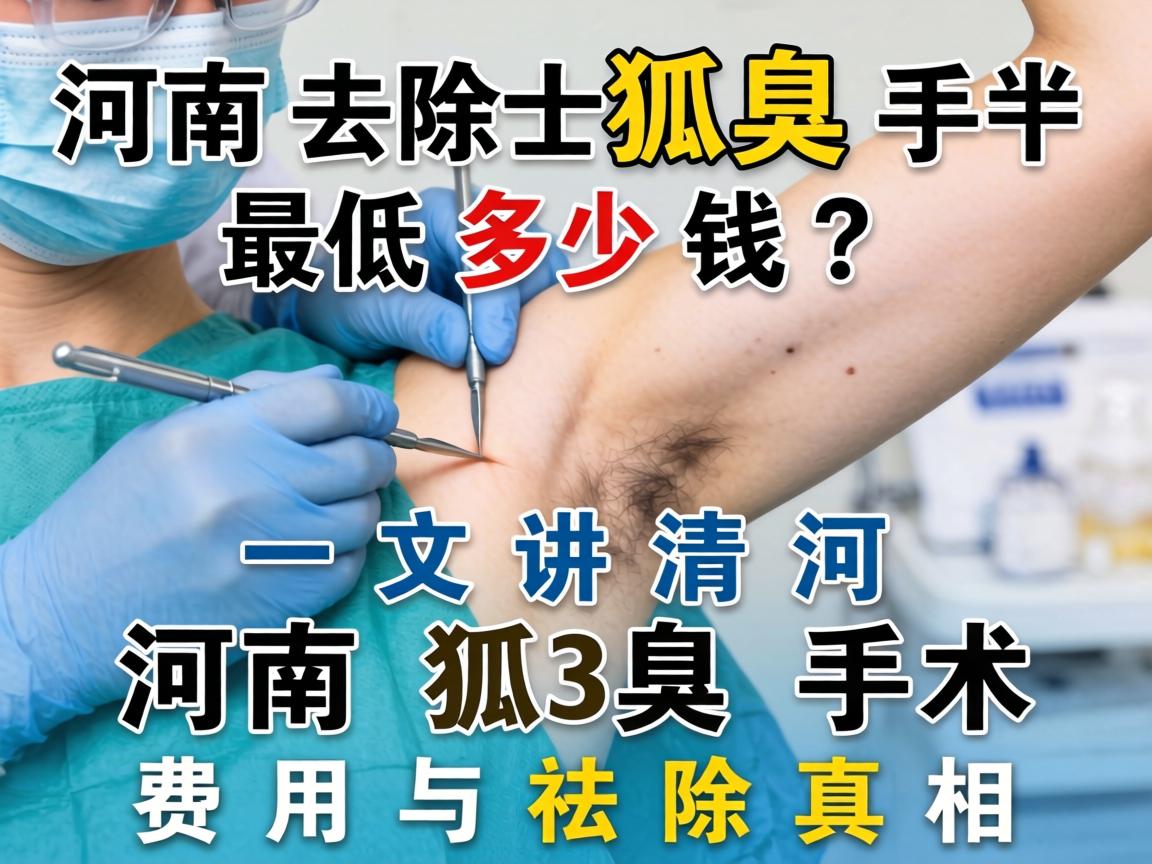河南去除狐臭手术最低多少钱?一文讲清河南狐臭手术费用与祛除真相 河南去除狐臭手术最低多少钱?一文讲清河南狐臭手术费用与祛除真相