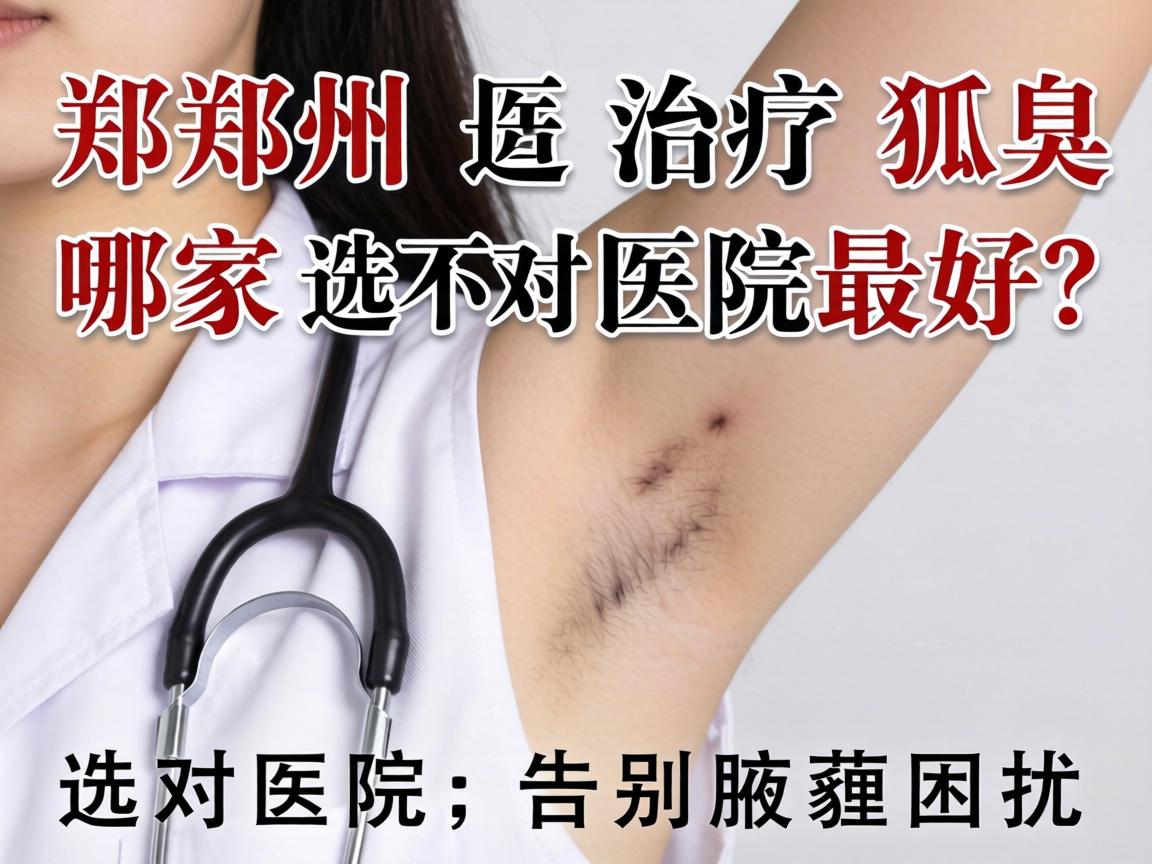 郑州治疗狐臭哪家医院最好？选对医院，告别腋臭困扰