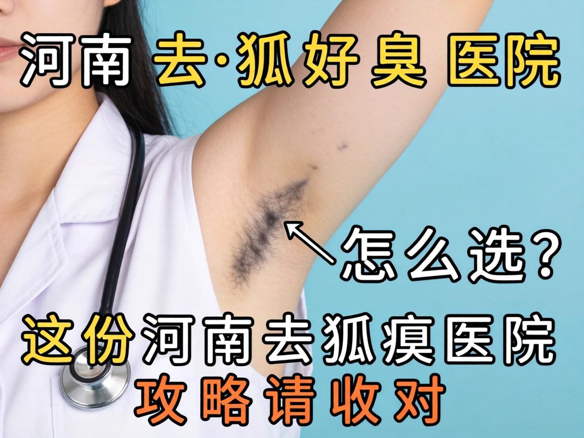 河南去狐臭医院怎么选？这份河南去狐臭医院攻略请收好