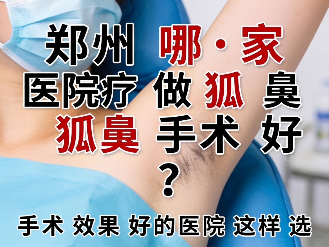 郑州哪家医院做狐臭手术好?手术效果好的医院这样选 郑州哪家医院做狐臭手术好?手术效果好的医院这样选