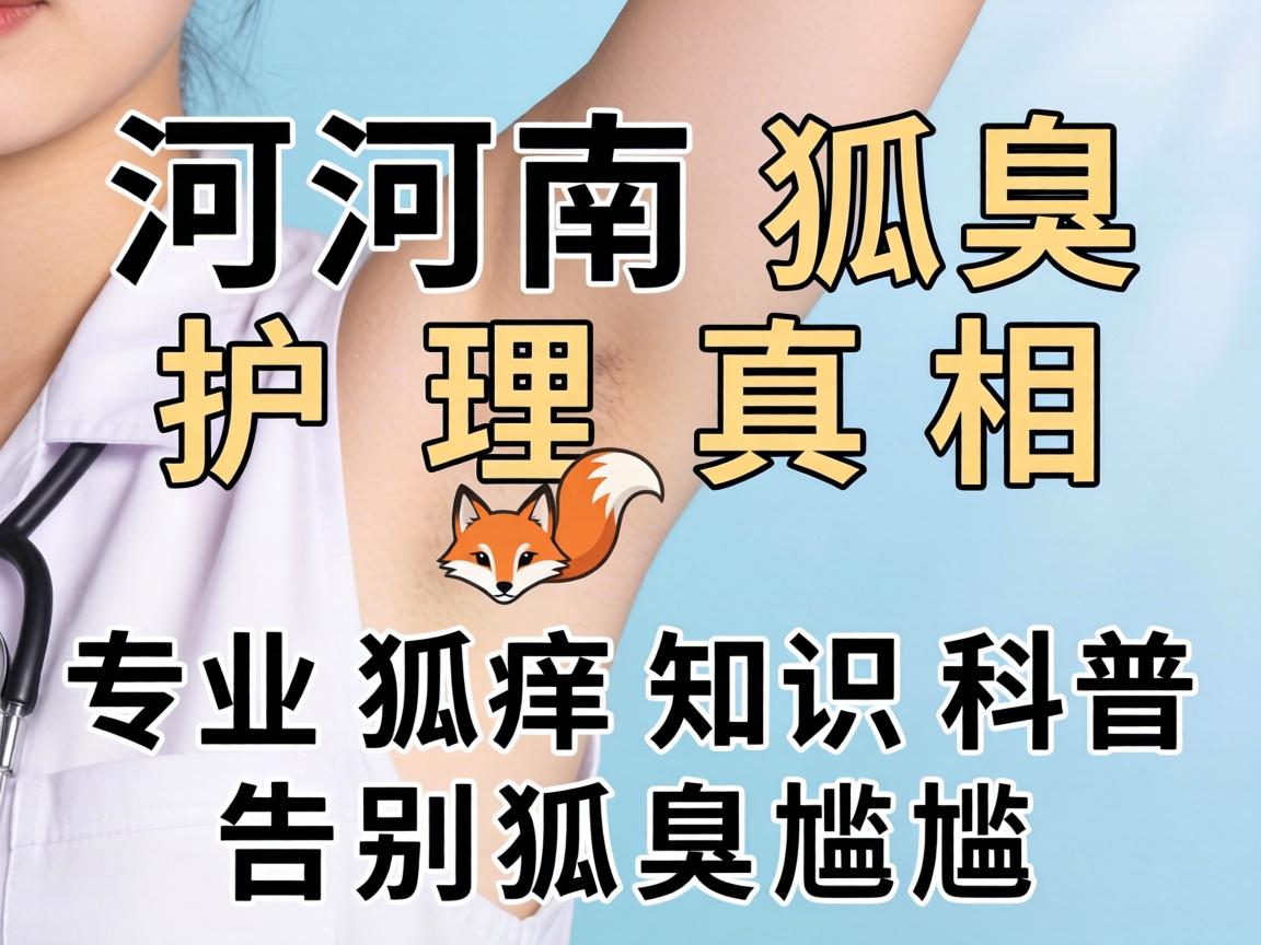 河南狐臭护理真相，专业狐臭知识科普，告别狐臭尴尬
