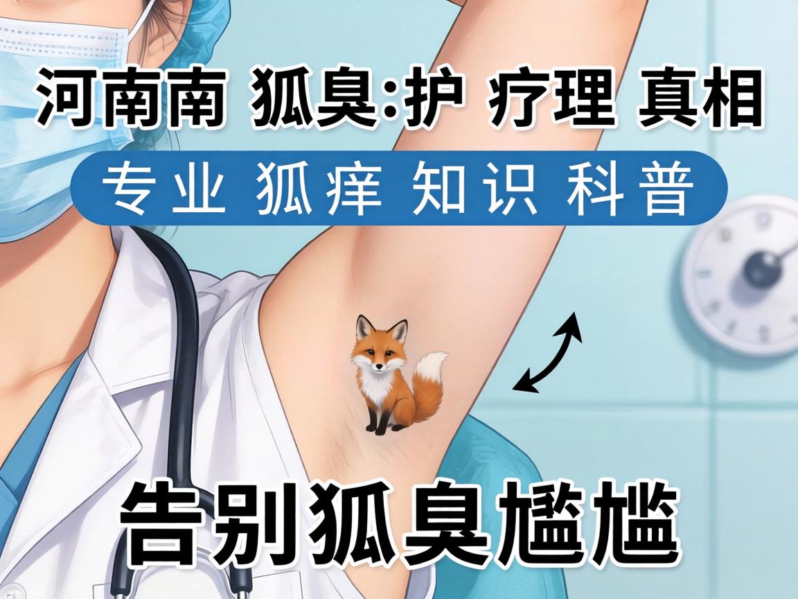 河南狐臭护理真相，专业狐臭知识科普，告别狐臭尴尬