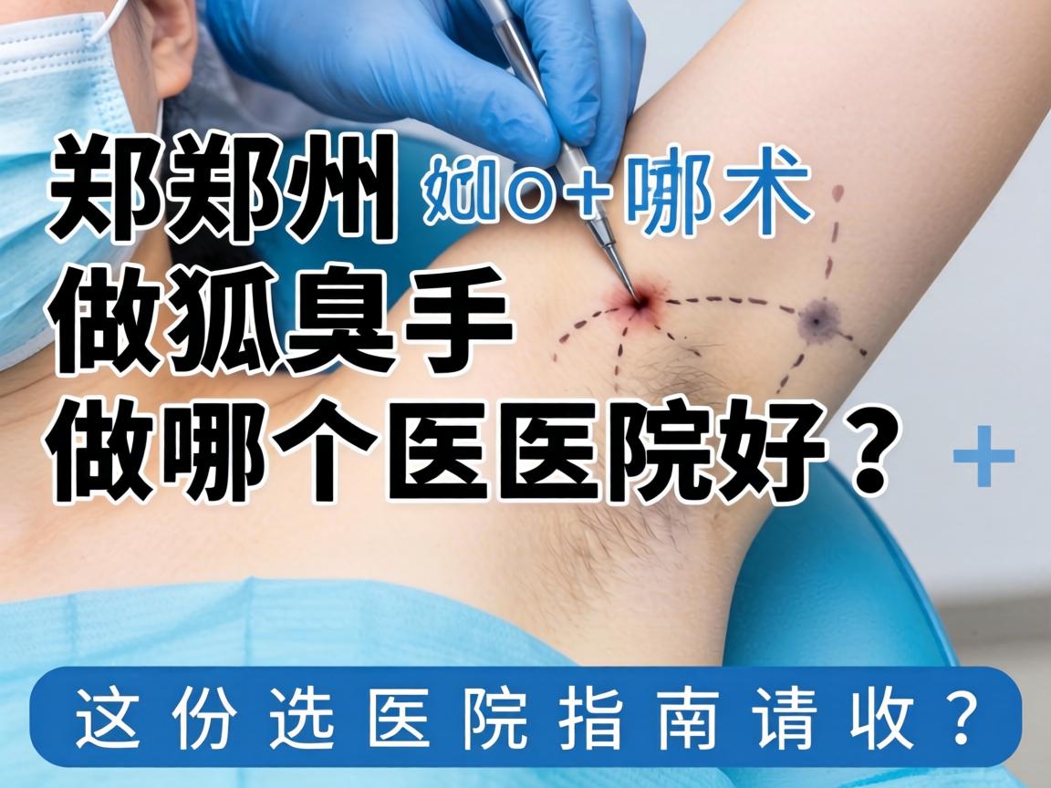郑州做狐臭手术哪个医院好？这份选医院指南请收好