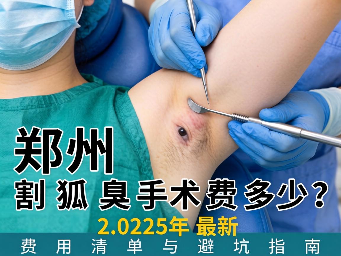 郑州割狐臭手术费多少？2025年最新费用清单与避坑指南