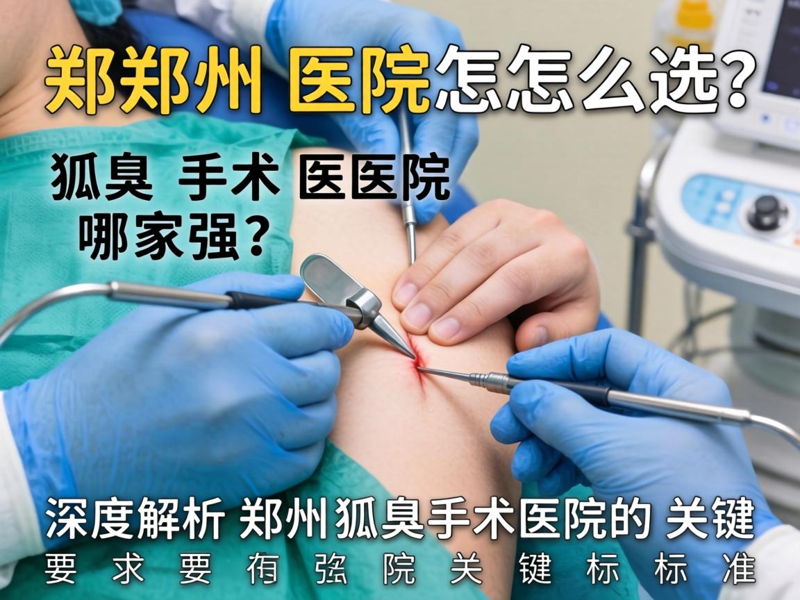 郑州狐臭手术医院怎么选？狐臭手术医院哪家强？深度解析郑州狐臭手术医院的关键标准