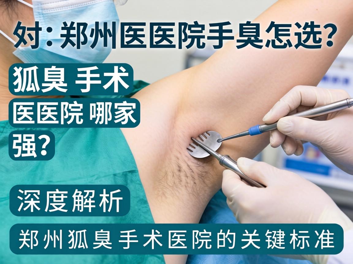 郑州狐臭手术医院怎么选？狐臭手术医院哪家强？深度解析郑州狐臭手术医院的关键标准