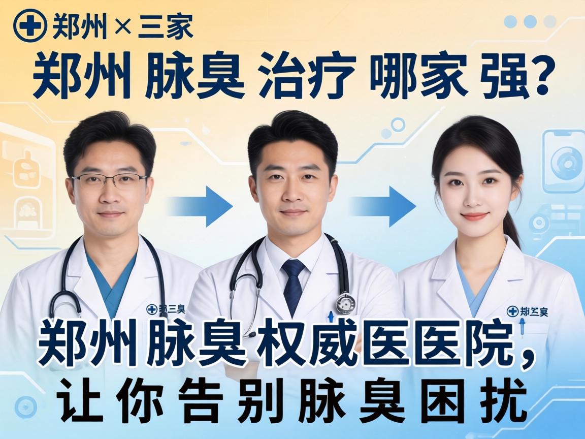 郑州腋臭治疗哪家强？这三家郑州腋臭权威医院，让你告别腋臭困扰