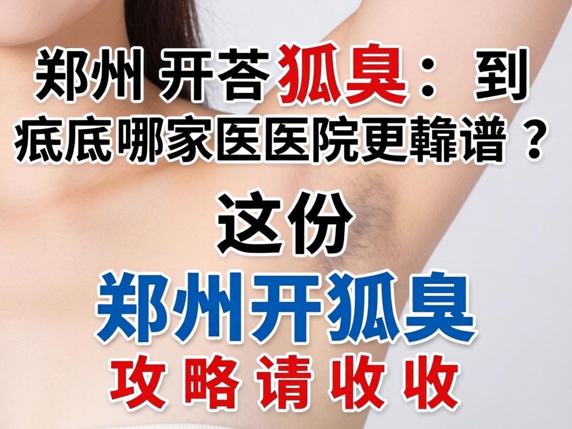 郑州开狐臭,到底哪家医院更靠谱?这份郑州开狐臭攻略请收好 郑州开狐臭,到底哪家医院更靠谱?这份郑州开狐臭攻略请收好