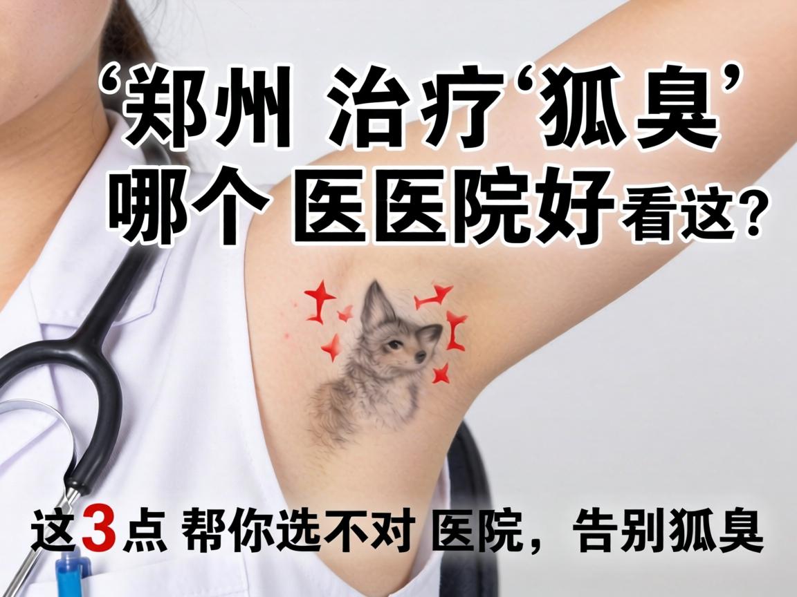 郑州治疗狐臭哪个医院好?看这3点帮你选对医院,告别狐臭 郑州治疗狐臭哪个医院好?看这3点帮你选对医院,告别狐臭