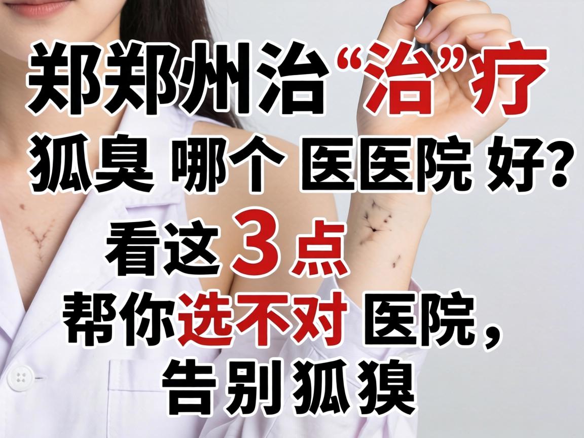 郑州治疗狐臭哪个医院好?看这3点帮你选对医院,告别狐臭 郑州治疗狐臭哪个医院好?看这3点帮你选对医院,告别狐臭