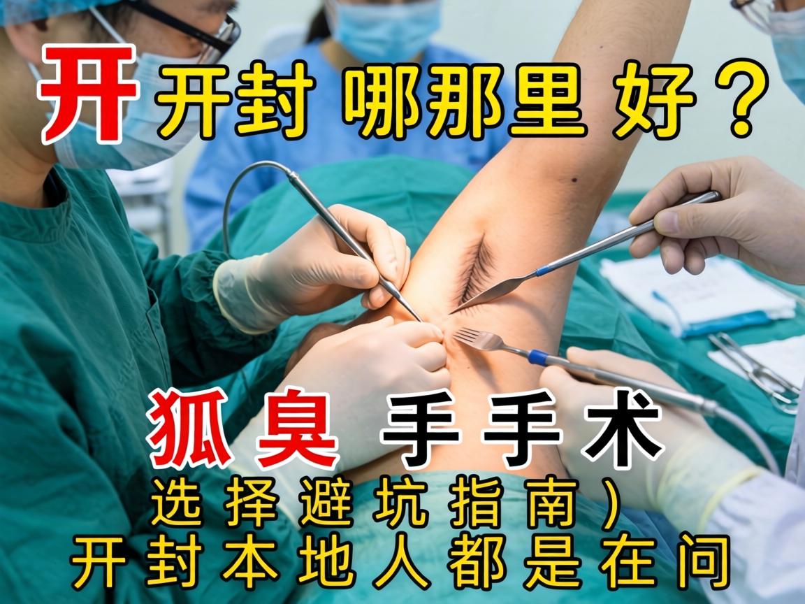 开封狐臭手术哪里好？狐臭手术选择避坑指南，开封本地人都在问