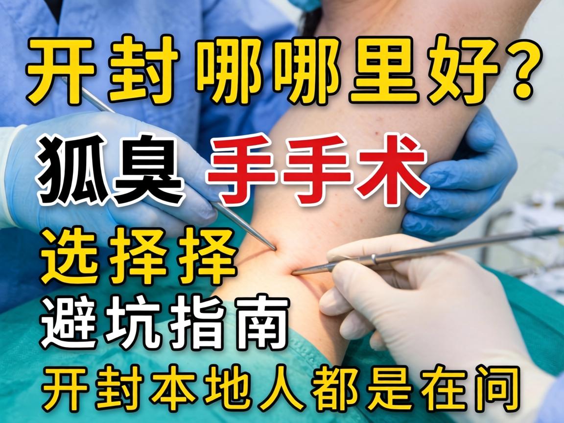 开封狐臭手术哪里好？狐臭手术选择避坑指南，开封本地人都在问