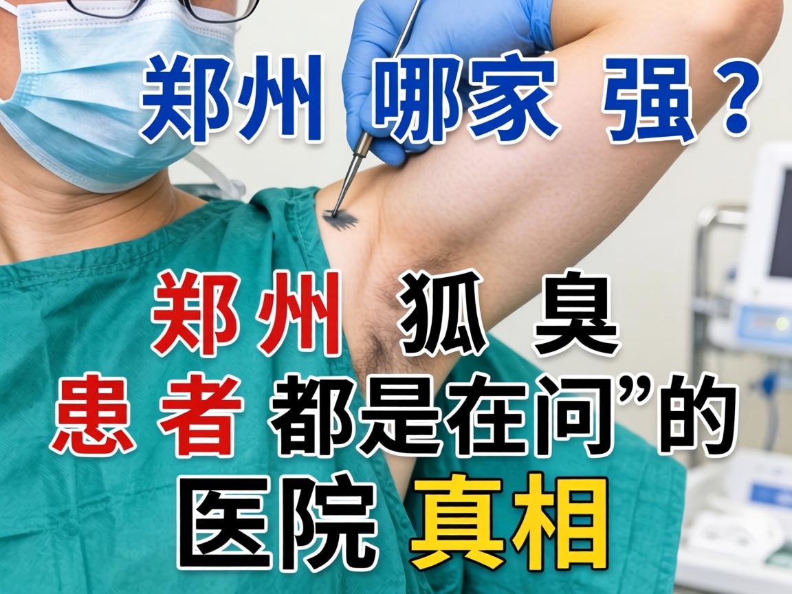 郑州狐臭手术哪家强？郑州狐臭患者都在问的医院真相