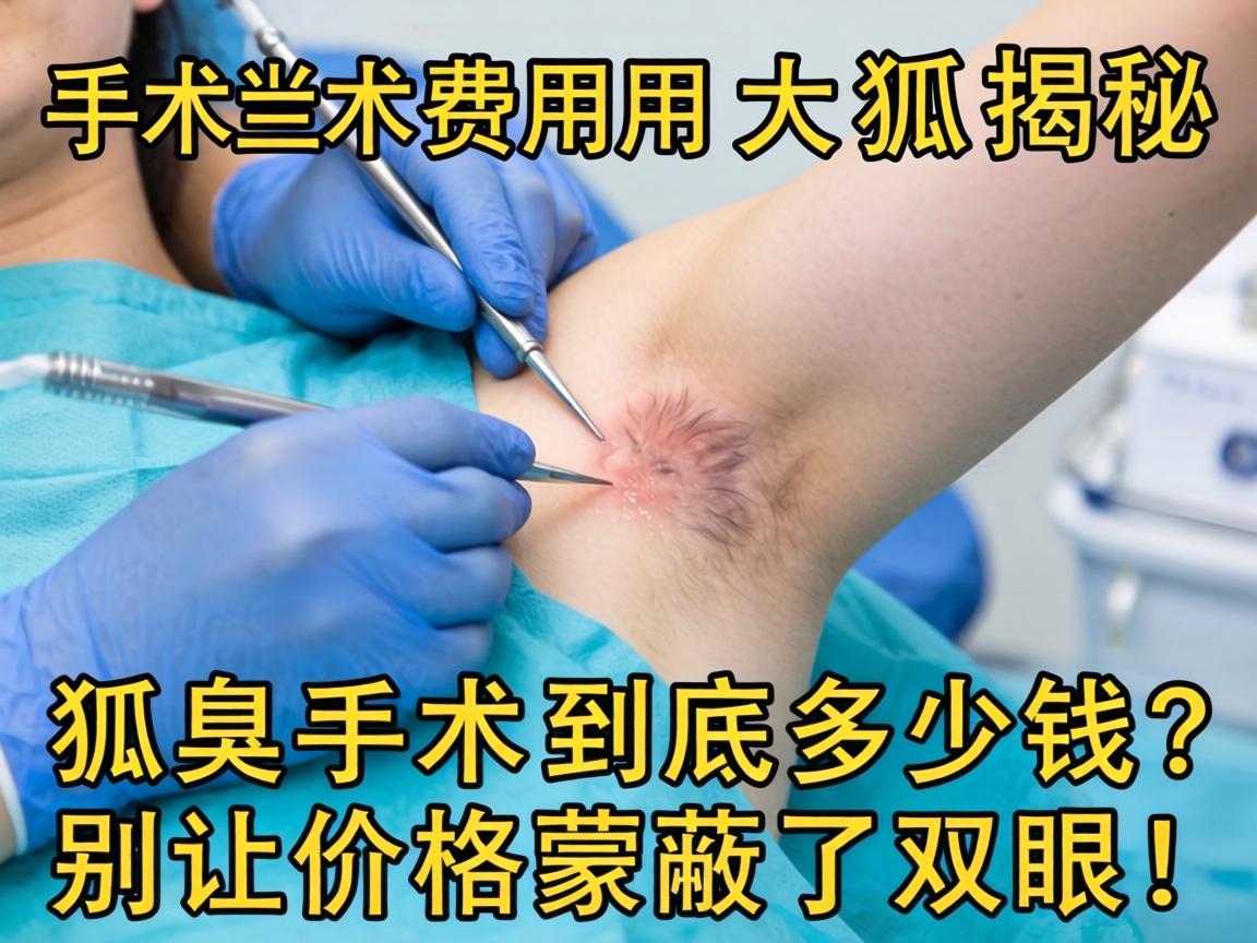 郑州狐臭手术费用大揭秘，狐臭手术到底多少钱？别让价格蒙蔽了双眼！