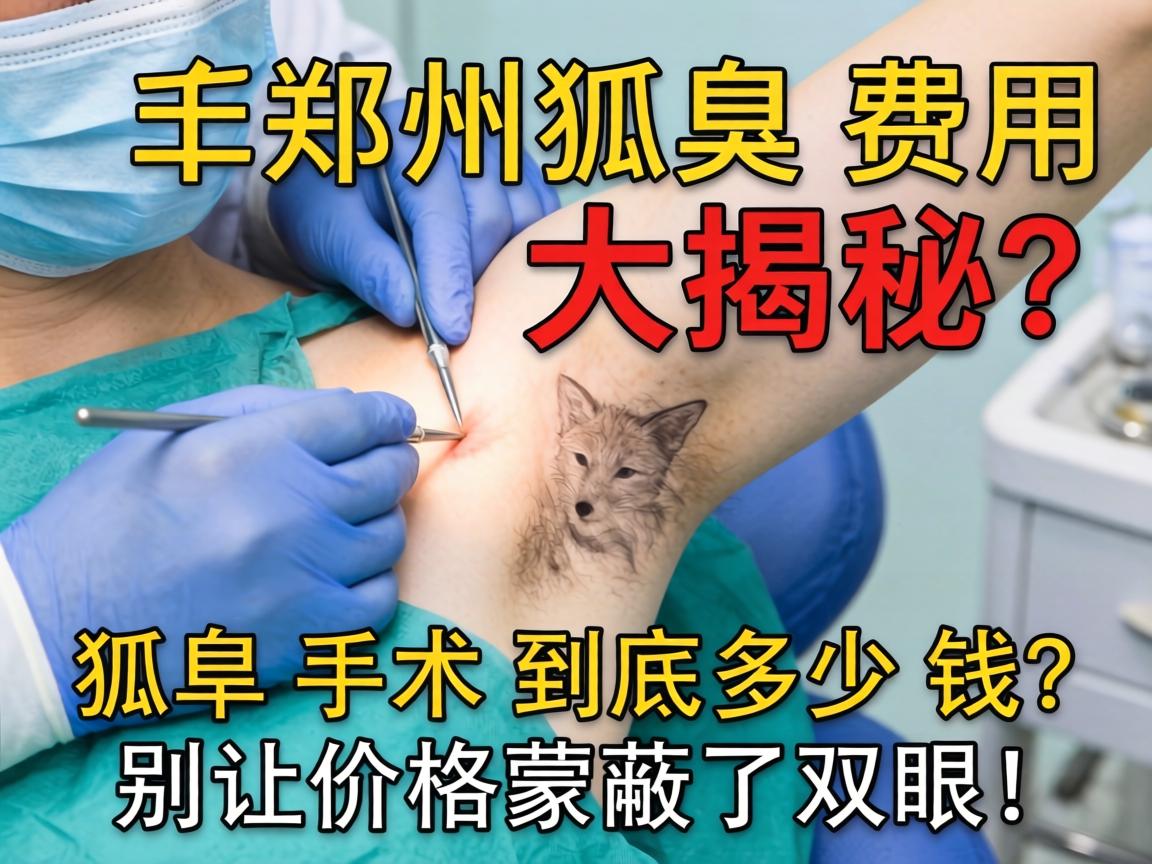 郑州狐臭手术费用大揭秘，狐臭手术到底多少钱？别让价格蒙蔽了双眼！