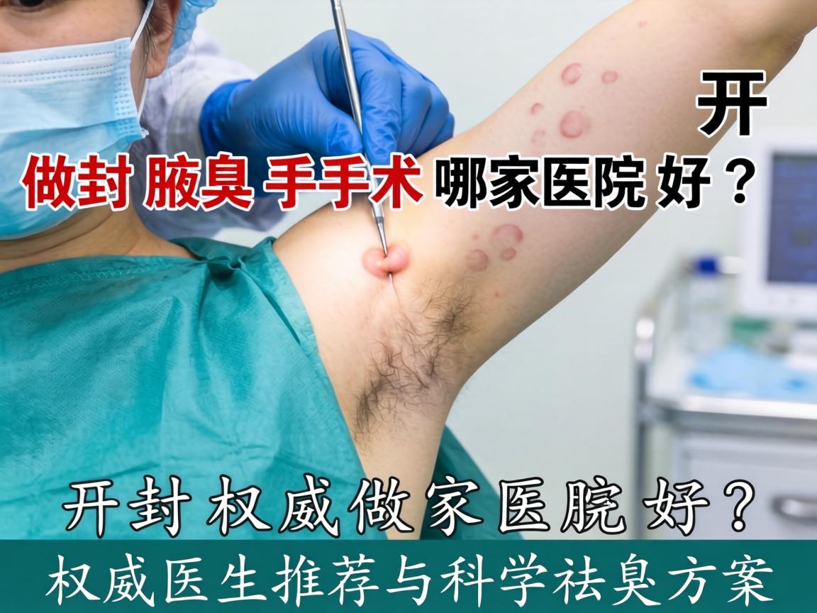 开封做腋臭手术哪家医院好？权威医生推荐与科学祛臭方案