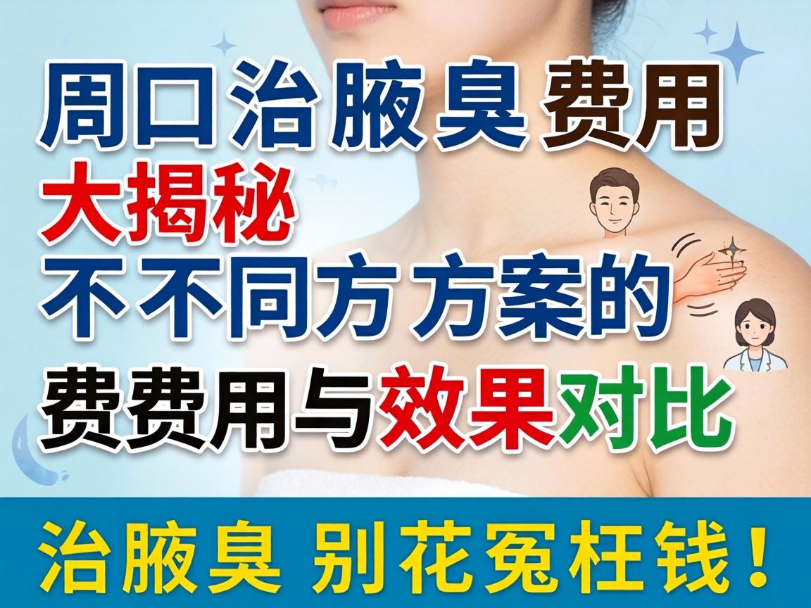 周口治腋臭费用大揭秘，不同方案的费用与效果对比，治腋臭别花冤枉钱！