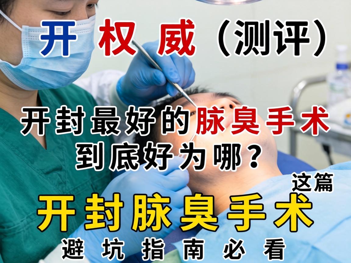 开封腋臭手术权威测评，开封最好的腋臭手术到底好在哪？这篇开封腋臭手术避坑指南必看