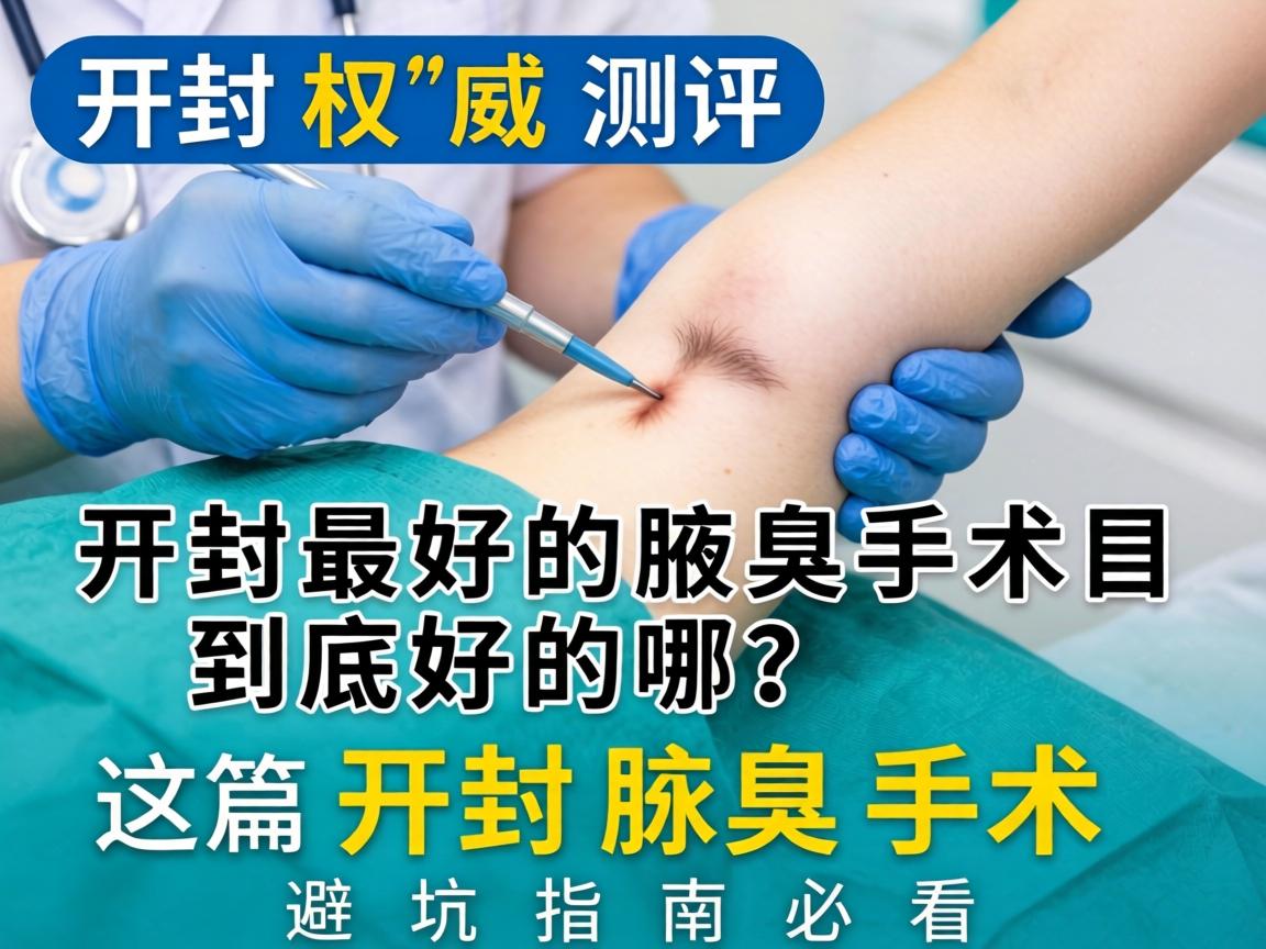 开封腋臭手术权威测评，开封最好的腋臭手术到底好在哪？这篇开封腋臭手术避坑指南必看