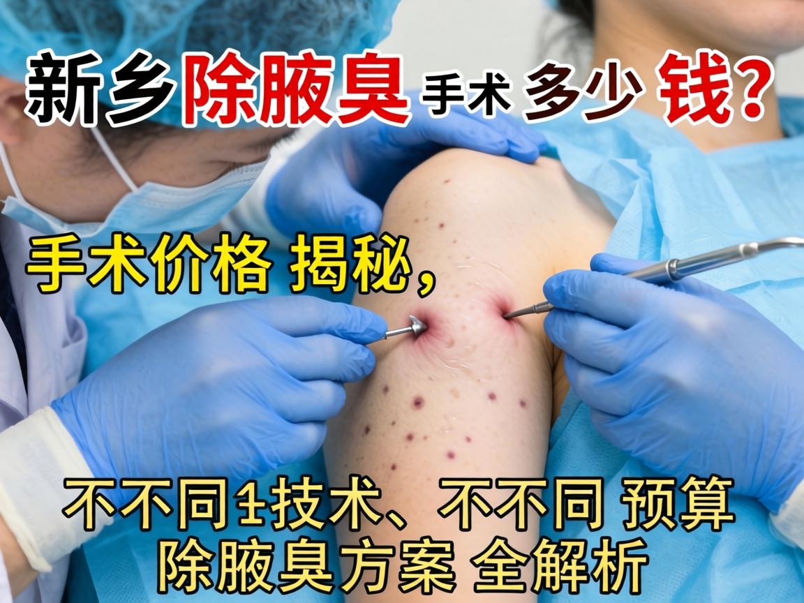 新乡除腋臭手术多少钱?手术价格揭秘,不同技术、不同预算的除腋臭方案全解析 新乡除腋臭手术多少钱?手术价格揭秘,不同技术、不同预算的除腋臭方案全解析