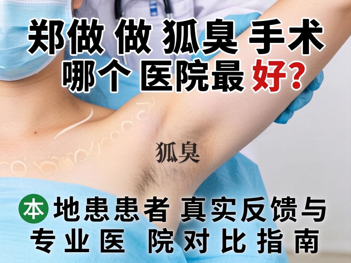 郑州做狐臭手术哪个医院最好?本地患者真实反馈与专业医院对比指南 郑州做狐臭手术哪个医院最好?本地患者真实反馈与专业医院对比指南