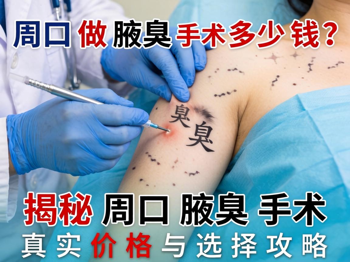 周口做腋臭手术多少钱？揭秘周口腋臭手术真实价格与选择攻略