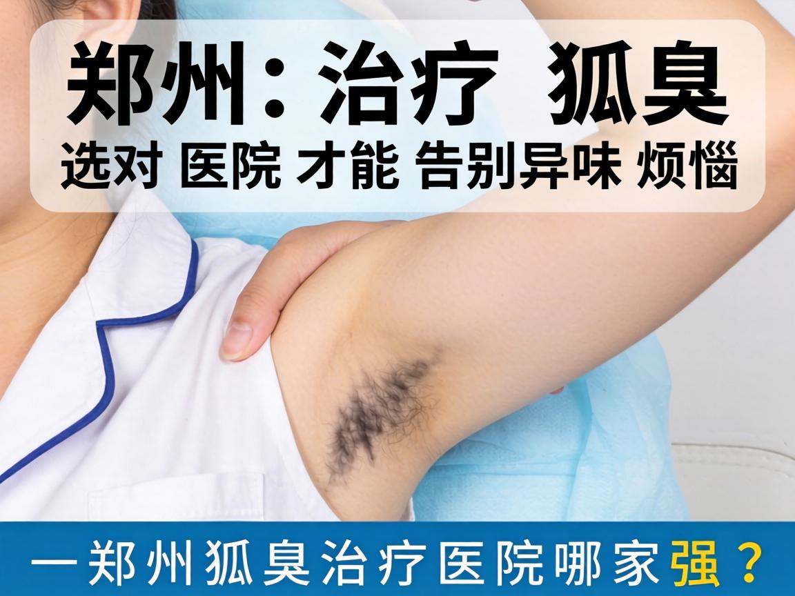 郑州治疗狐臭，选对医院才能告别异味烦恼—郑州狐臭治疗医院哪家强？